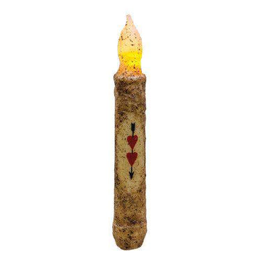 Heart Timer Taper - Burnt Ivory 6